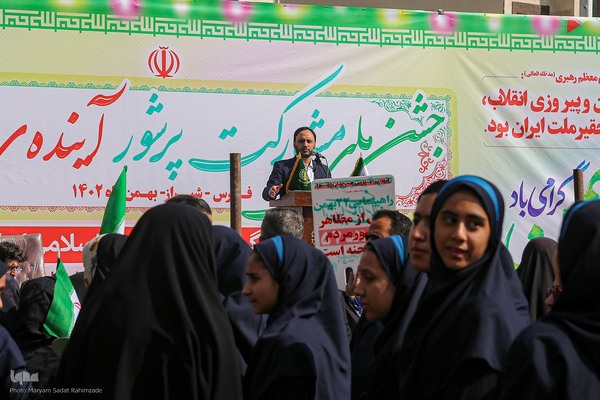 نمایش اقتدار و وحدت ملی در ۲۲بهمن -شیراز