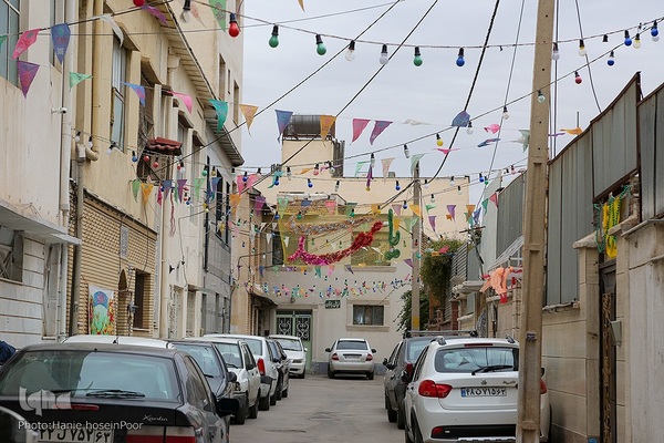 آذین بندی شهر به مناسبت نیمه شعبان