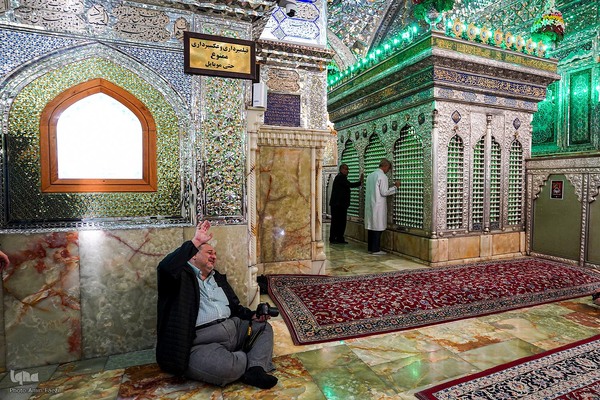 آیین غبارروبی حرم مطهر حضرت احمدبن موسی الکاظم علیهم السلام‎