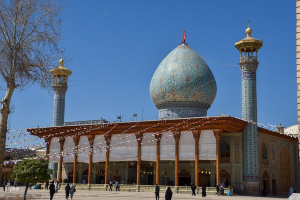 جزءخوانی قرآن در حرم مطهر شاهچراغ(ع)