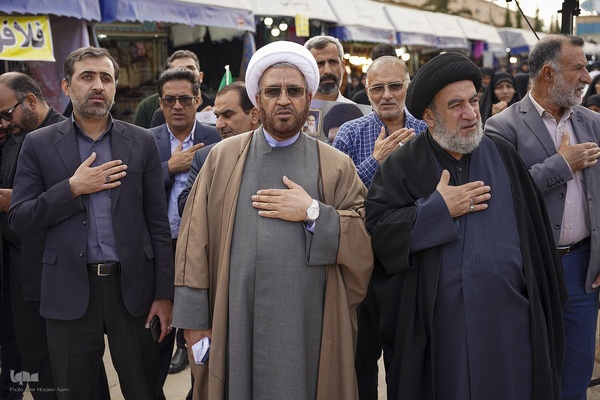 تجمع مردم شیراز در محکومیت حمله رژیم صهیونیستی به کنسولگری ایران