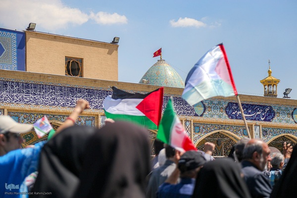 شکوه حضور مردم شیراز در روز قدس