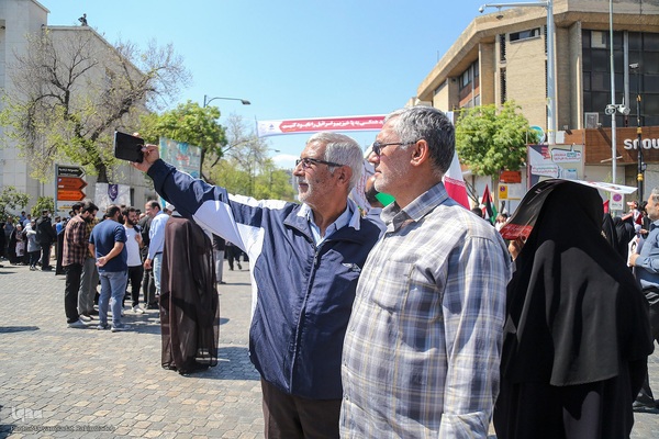 شکوه حضور مردم شیراز در روز قدس