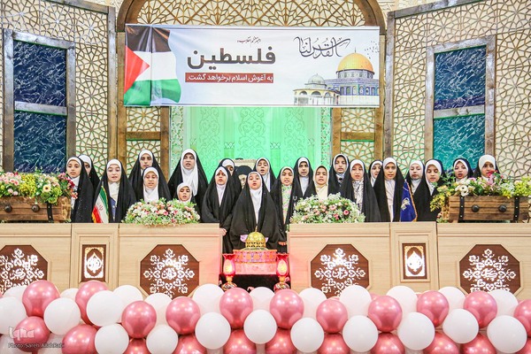 جشن دختران روزه‌ اولی در حرم مطهر حضرت شاهچراغ(ع)