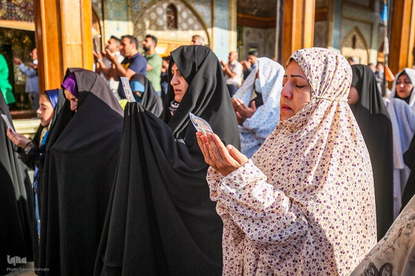 نماز عید فطر در حرم شاهچراغ (ع)