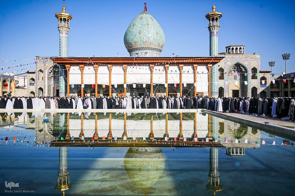 نماز عید فطر در حرم شاهچراغ (ع)