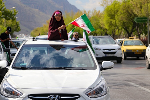 کاروان خودرویی و موتوری امت حزب الله و انقلابی شیراز