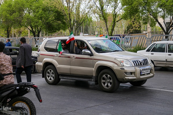 کاروان خودرویی و موتوری امت حزب الله و انقلابی شیراز