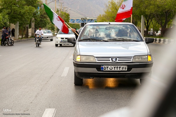 کاروان خودرویی و موتوری امت حزب الله و انقلابی شیراز