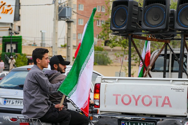 کاروان خودرویی و موتوری امت حزب الله و انقلابی شیراز