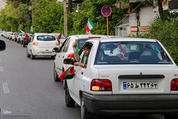 کاروان خودرویی و موتوری امت حزب الله و انقلابی شیراز