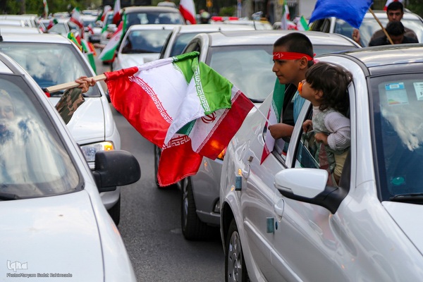 کاروان خودرویی و موتوری امت حزب الله و انقلابی شیراز