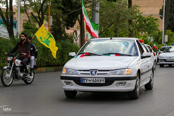 کاروان خودرویی و موتوری امت حزب الله و انقلابی شیراز