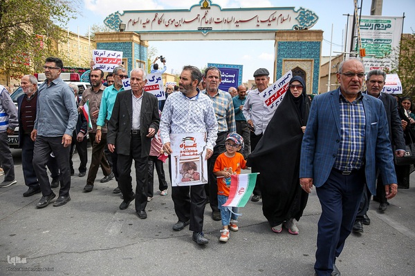 حمایت شیرازی‌ها از عملیات سپاه علیه رژیم صهیونیستی