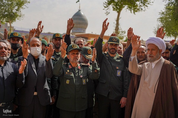 تشییع پیکر بسیجی شهید سید محمد امین مودت