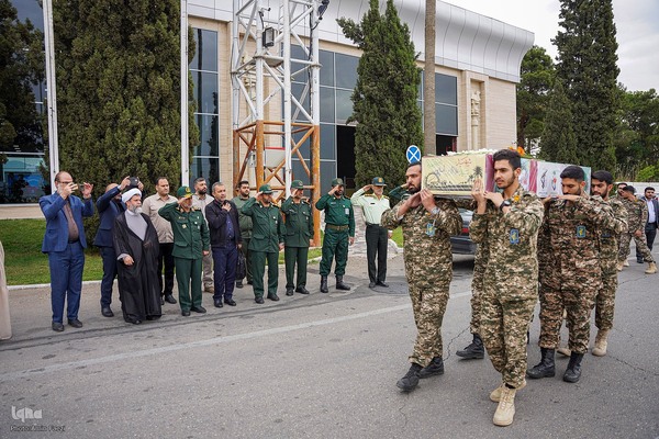 استقبال از پیکر شهید سیدعلاءالدین اسدپور‎