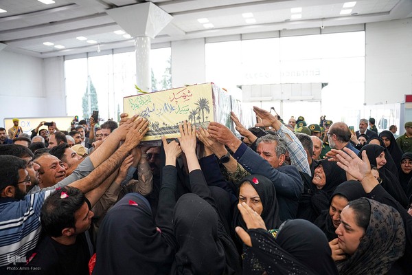 استقبال از پیکر شهید سیدعلاءالدین اسدپور‎