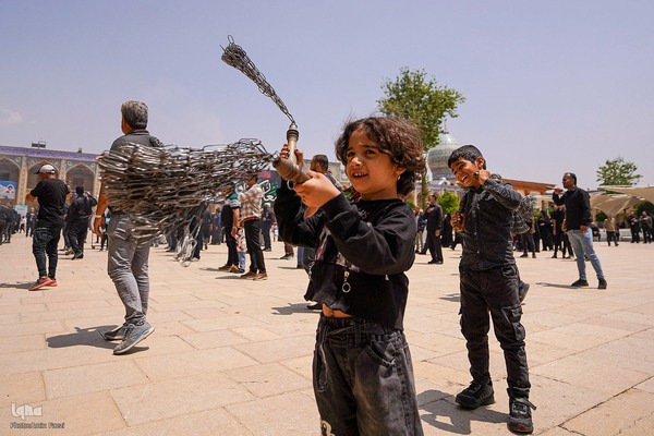 مراسم سالگرد شهادت حضرت امام جعفر صادق(ع) در حرم شاهچراغ(ع)‎