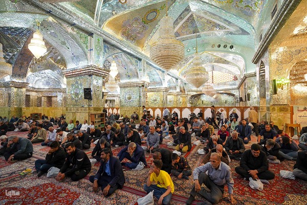 مراسم سالگرد شهادت حضرت امام جعفر صادق(ع) در حرم شاهچراغ(ع)‎