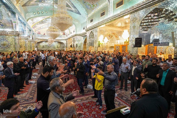 مراسم سالگرد شهادت حضرت امام جعفر صادق(ع) در حرم شاهچراغ(ع)‎