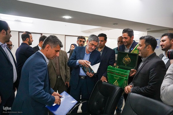 افتتاح بخش دیالیز دارالشفاء حرم مطهر به مناسبت روز بزرگداشت حضرت شاهچراغ(ع)