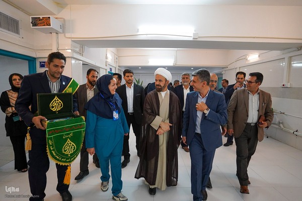 افتتاح بخش دیالیز دارالشفاء حرم مطهر به مناسبت روز بزرگداشت حضرت شاهچراغ(ع)