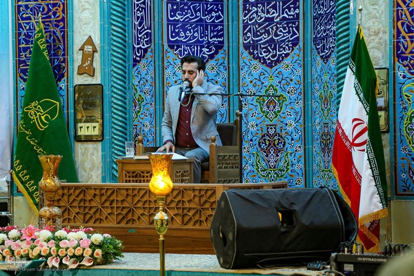 ششمین محفل انس با قرآن در آستان حضرت علی بن حمزه(ع)‌