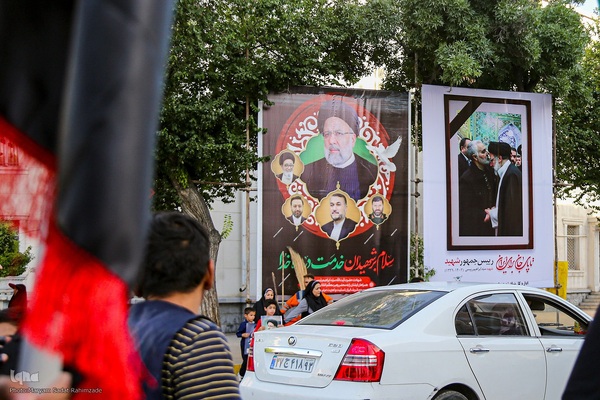 حرکت دسته عزاداری به مناسبت شهادت شهید جمهور و یاران