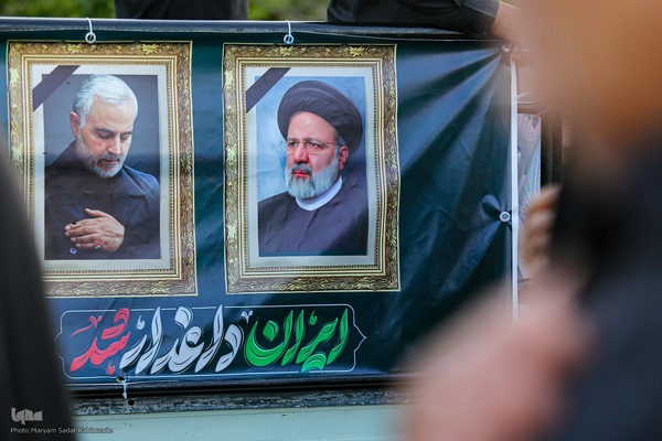 حرکت دسته عزاداری به مناسبت شهادت شهید جمهور و یاران