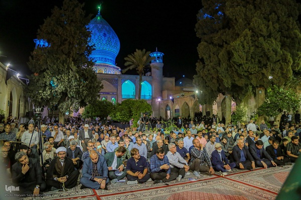 مراسم هفتم شهدای خدمت در شیراز