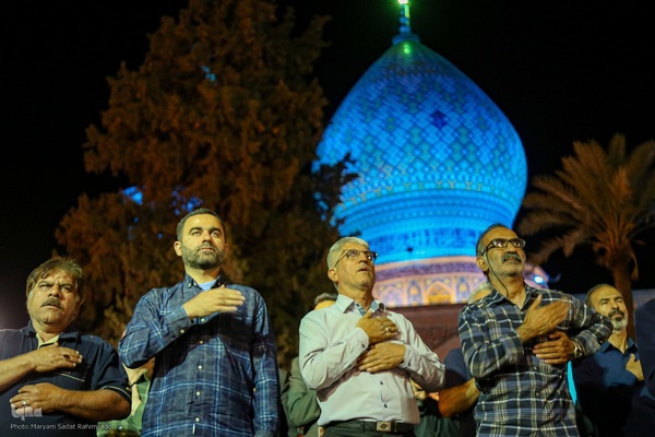 مراسم هفتم شهدای خدمت در شیراز