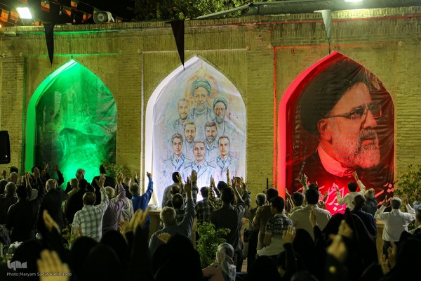 مراسم هفتم شهدای خدمت در شیراز