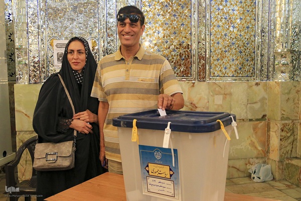 انتخابات چهاردهمین دوره ریاست جمهوری در شاهچراغ شیراز