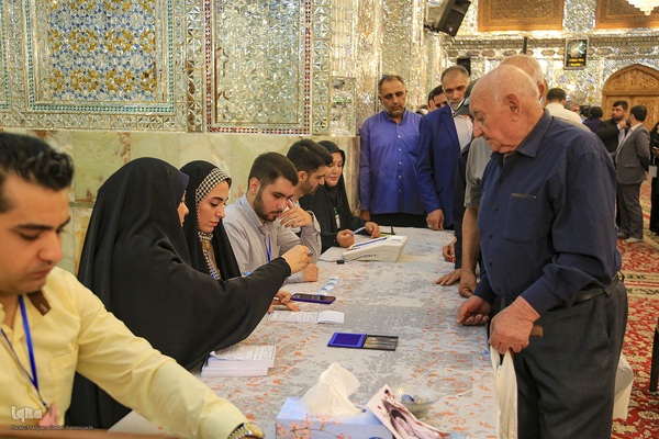انتخابات چهاردهمین دوره ریاست جمهوری در شاهچراغ شیراز