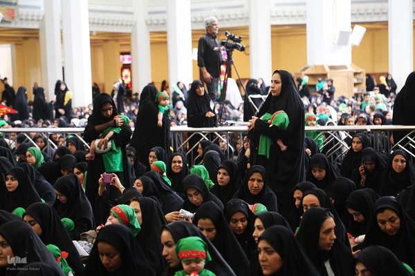 مراسم شیرخوارگان حسینی در حرم مطهر شاهچراغ(ع)