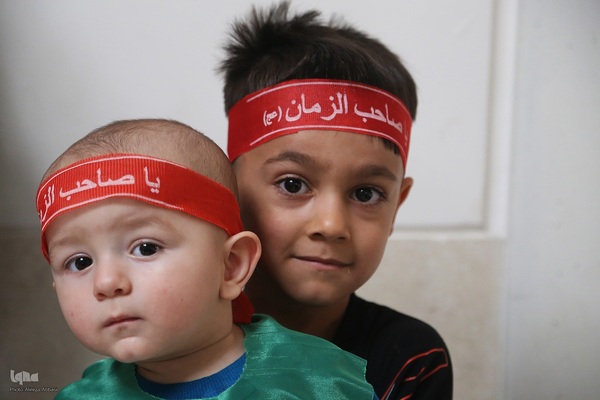 مراسم شیرخوارگان حسینی در حرم مطهر شاهچراغ(ع)
