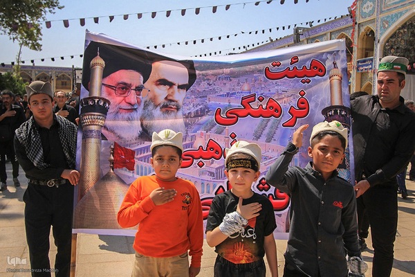 عزاداری هیئت عشایر قشقایی در حرم شاهچراغ(ع)