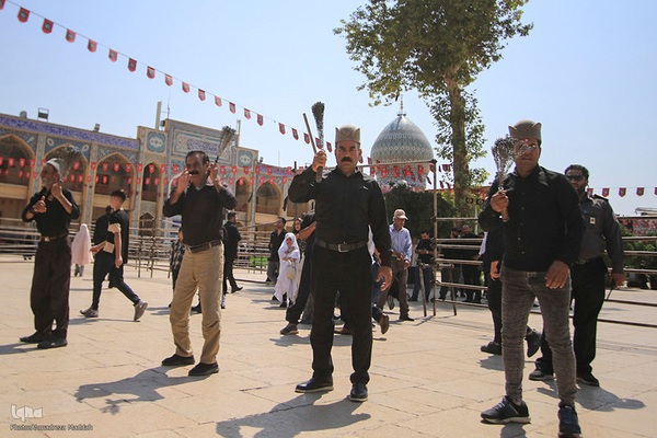 عزاداری هیئت عشایر قشقایی در حرم شاهچراغ(ع)