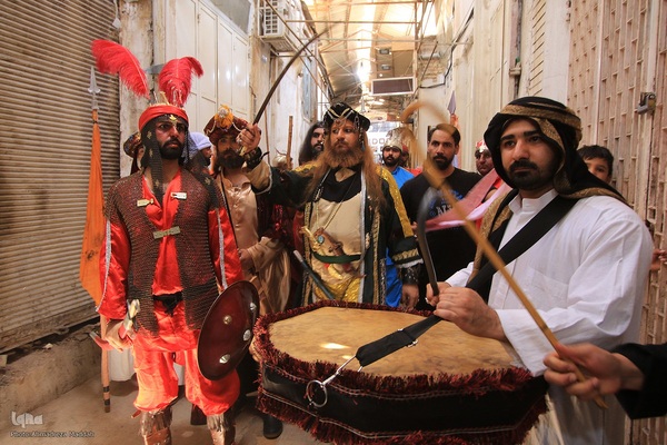 آیین خیمه‌سوزان ظهر عاشورا در شیراز