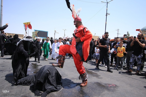 آیین خیمه‌سوزان ظهر عاشورا در شیراز