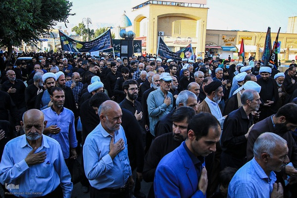 عزاداری سومین روز از شهادت سید و سالار شهیدان و یاران با وفایش در شیراز‎