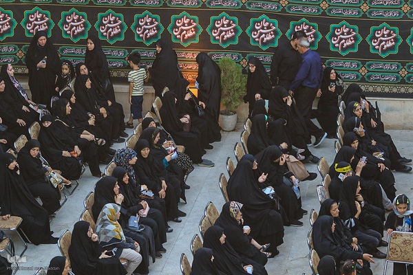 عزاداری سومین روز از شهادت سید و سالار شهیدان و یاران با وفایش در شیراز‎
