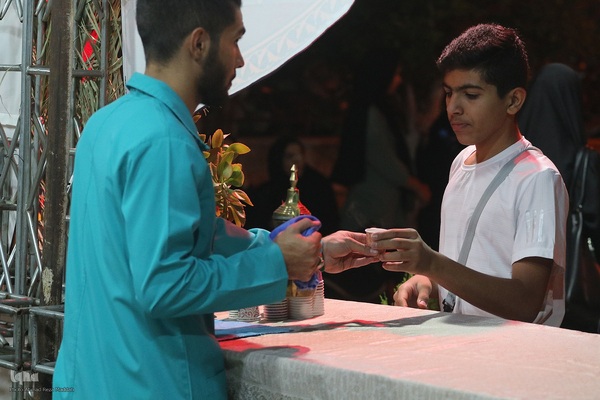 عزاداری شب اربعین در موکب انصارالمهدی(عج) شهرک سعدی شیراز