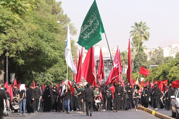 پیاده‌روی جاماندگان اربعین در شیراز