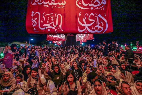 حضور خادمیاران آستان قدس رضوی در موکب سفینه النجات شیراز‎