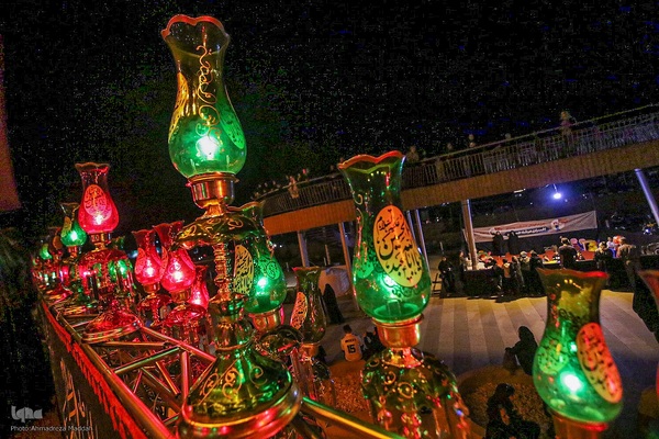 حضور خادمیاران آستان قدس رضوی در موکب سفینه النجات شیراز‎