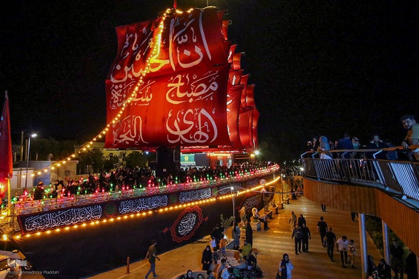 حضور خادمیاران آستان قدس رضوی در موکب سفینه النجات شیراز‎