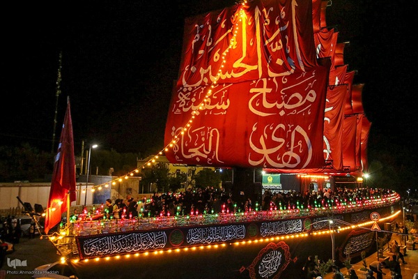 حضور خادمیاران آستان قدس رضوی در موکب سفینه النجات شیراز‎