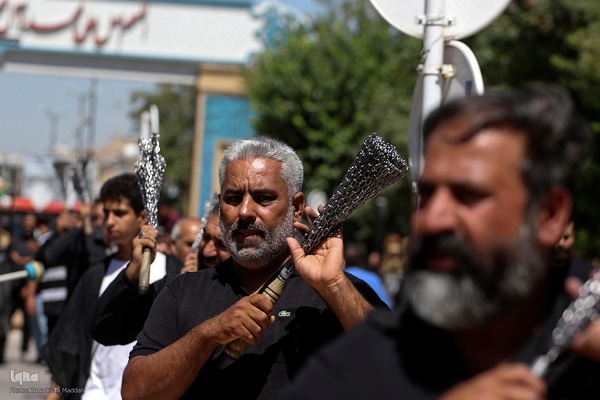 سوگواری به مناسبت شهادت امام رئوف در حرم شاهچراغ(ع)‎