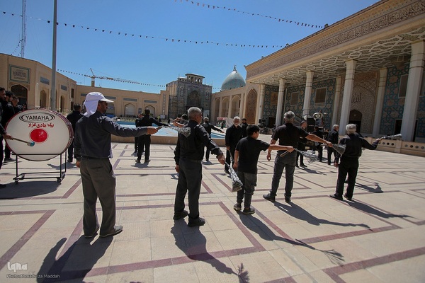 سوگواری به مناسبت شهادت امام رئوف در حرم شاهچراغ(ع)‎